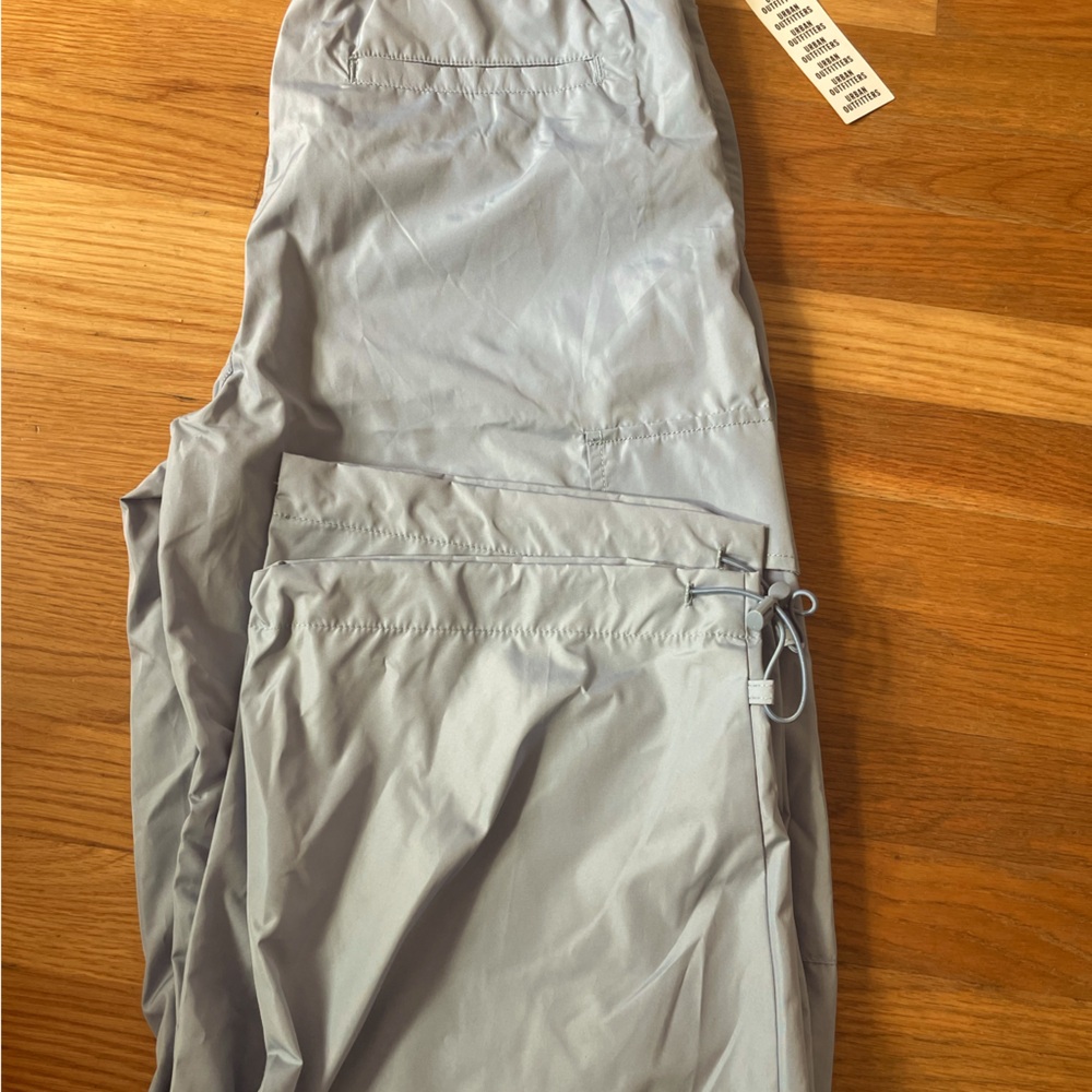 UO light green track pants baggy